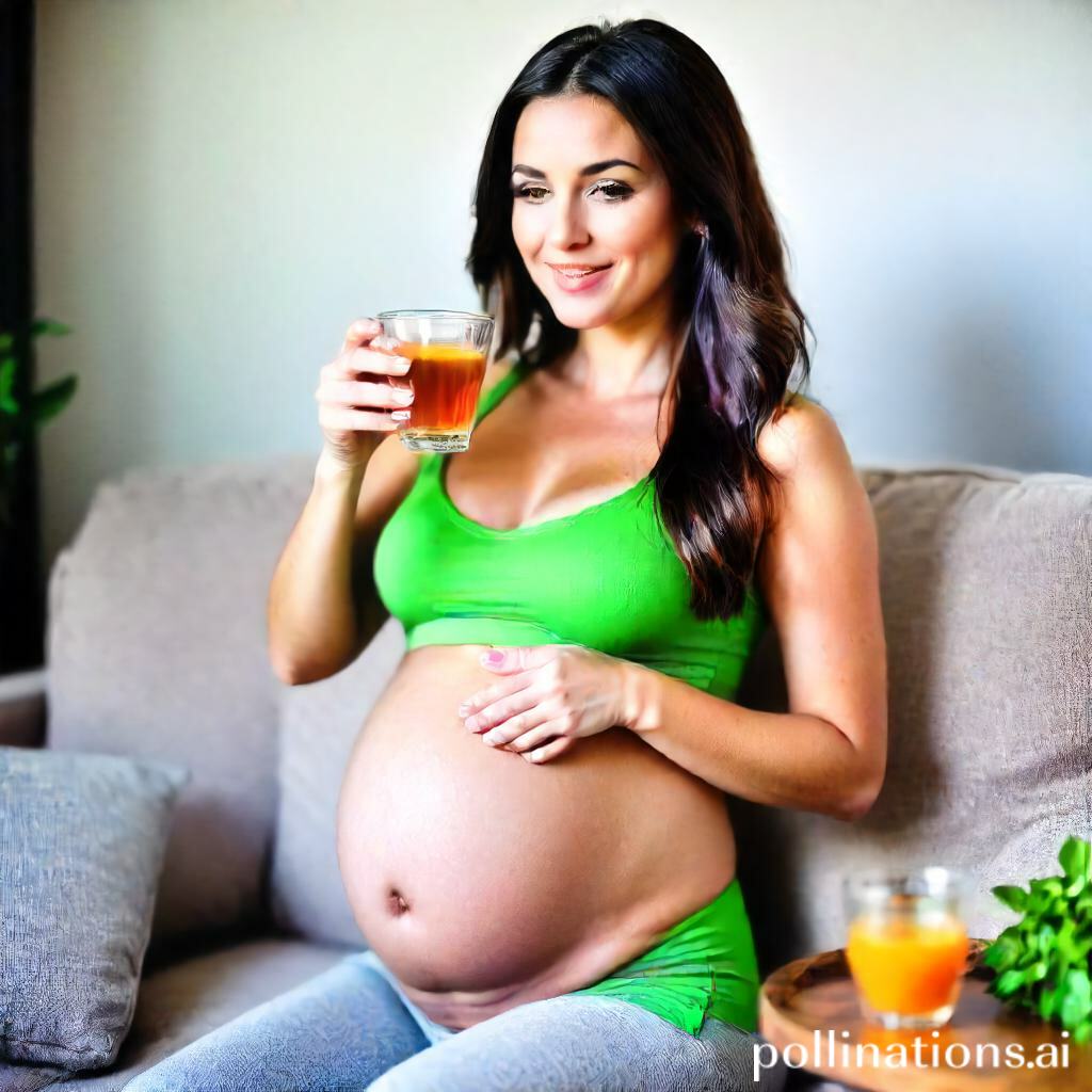 drinking detox tea while pregnant